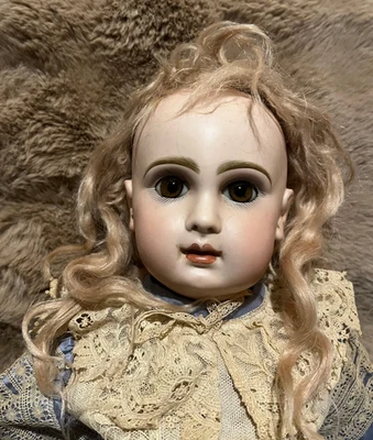 Exceptionnelle poupée, bébé JUMEAU Bébé SGDG 10 bouche fermée doll avec boite - Photo 1/4