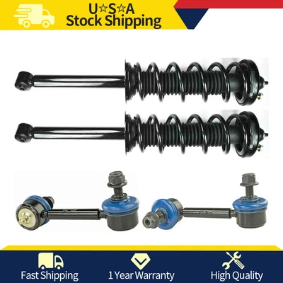 Juego completo de 4 piezas de puntales traseros y barra estabilizadora FCS para Honda Accord 2003-2007 Foto 1 de 4