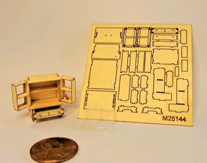 Juli 2025 Bastelset  Schrank 1/144  Holz L 2 cm  - Bild 1 von 3
