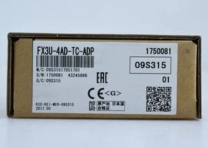 Nuovo modulo PLC Mitsubishi FX3U-4AD-TC-ADP gratuito TAX FX3U4ADTCADP US Free TAX - Foto 1 di 4