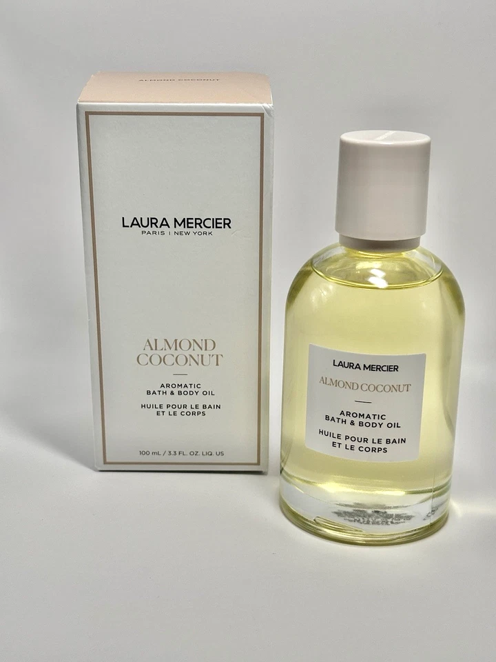 Aceite Aromático para Baño y Cuerpo Laura Mercier ALMENDRAS COCO 3.3 OZ Nuevo en Caja Foto 1 de 1