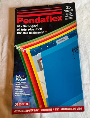 New Pendaflex Premium Assorted Hanging Folders Legal Size 10X Stronger Color Tab - Image 1 of 4