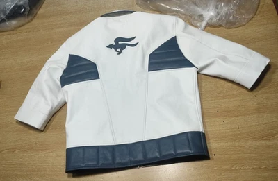 Nueva Chaqueta de Cuero Estilo Bombardero Juego Star Fox MCcloud/Chaqueta Star Fox con Logo Foto 1 de 4