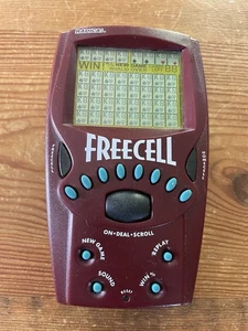 Vintage 1999 Radica Freecell Solitaire Electronic Handheld Game Tested & Works - Picture 1 of 3