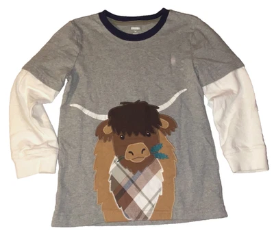 N7!¡GUAU! Camisa de manga larga a cuadros Búfalo 5T GYMBOREE para niños Foto 1 de 4