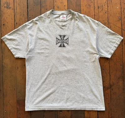 Camiseta sin mangas West Coast Choppers Jesse gris vintage, talla XL, Y2K Foto 1 de 4