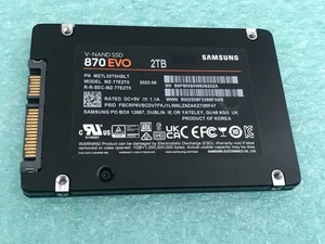 Samsung V-NAND SSD 870 EVO MZ-77E2T0 2TB 2.5" SATA Solid State Drive - HD116 - Bild 1 von 7