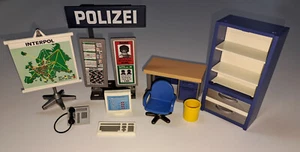Playmobil Zubehör Einrichtung Möbel Polizeistation Aktenschrank Computer #E927 - Bild 1 von 2