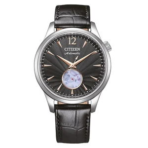CITIZEN Armbanduhr NH9131-14E Automatikuhr Lederarmband Edelstahl 40mm B-Ware - Bild 1 von 4