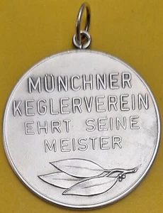 Deschler Munchen 90 Medalla Alemania Munich Bowling Club Honores Campeones MKV 1975 - Imagen 1 de 7