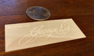 George L's Guitar Cable Co. Logo *** STICKER / DECAL *** Small, White Lettering