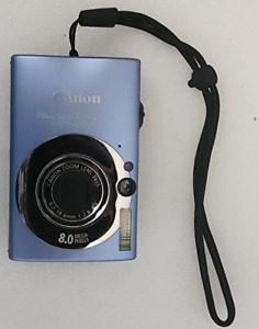 Canon PowerShot SD1100 IS 8.0 Mega Pixel Digital ELPH Camera Blue (TESTED)