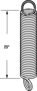 Prime-Line GD12267 Steel Yellow 170 lbs. Capacity Garage Door Spring 25 L in. - Picture 1 of 1