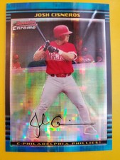 2002 Bowman Chrome X-Fractors #311 Josh Cisneros SP RC 78/250 - Phillies