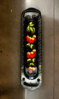 Signed RUSSIAN Hand Painted Vintage 10 Metal FLORAL FLOWERS TRAY BAR Tea Vainity