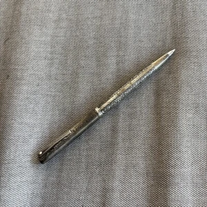 Vintage Sheaffer Sterling Silver Pen White Dot Grapes & Leaves Used 228 - Picture 1 of 4