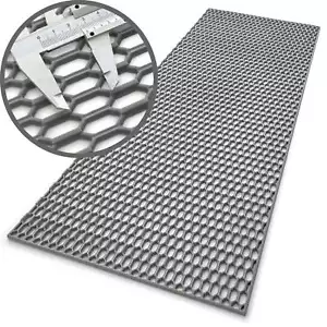 Rejilla de plástico para carreras | 120*40 cm antracita | panal | rejilla de carreras de tuning de coche - Imagen 1 de 5