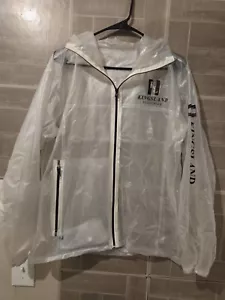 Kingsland Equestrian Classic Rain Jacket Unisex Coat Size M Clear - Picture 1 of 4