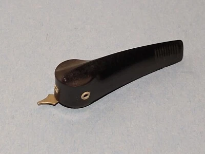 Dakaware Black Bakelite Lever Knob with Metal Pointer 2-1/2" Long, 1/4" Shaft - Image 1 of 4