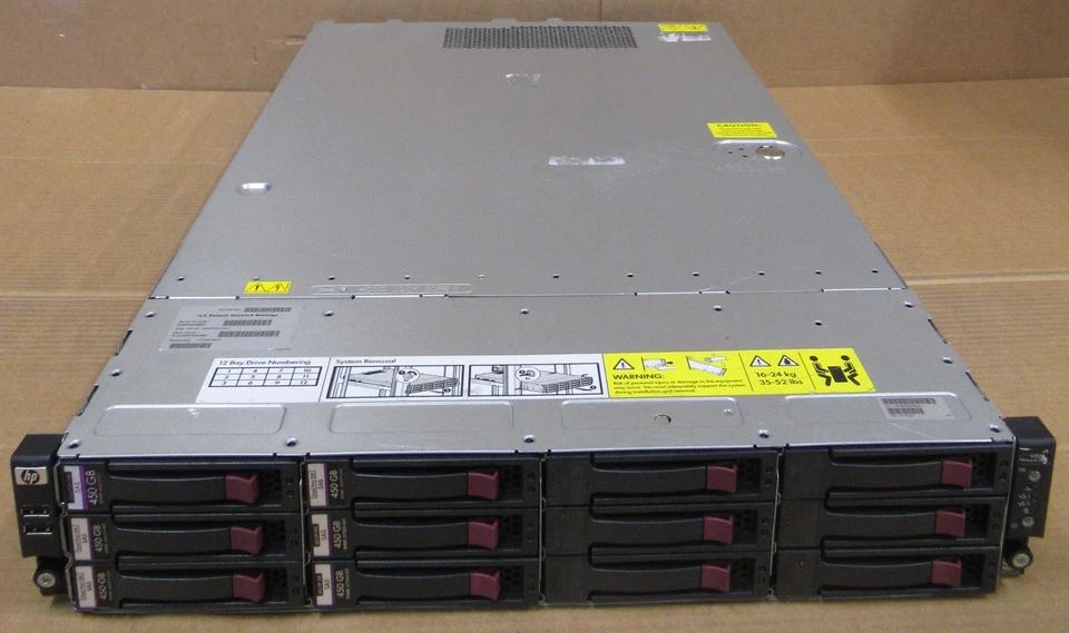 HP X1600 HSTNS-2130 2x Xeon Quad Core E5520 2.26GHz 8GB 2.7TB 2U Server COA - Image 1 of 1