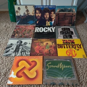 Three Dog Night Eagles Iron Butterfly BTO Rocky Soundtrack Rock VINYL LP Lot 11 - Picture 1 of 1