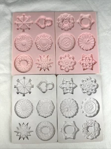 Wilton Cake Decorating Fondant & Gum Paste Molds, Silicone & Plastic, Free Shipp - Picture 1 of 5