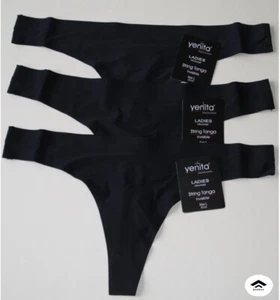 3er Pack Yenita® Damen String Tangas Mikrofaser weiss, schwarz oder hautfarben - Bild 1 von 12
