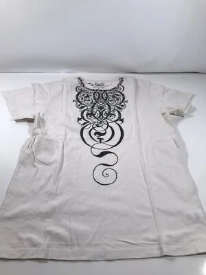 Camiseta Edun Para Hombre Diseño Abstracto Talla Grande Blanco Algodón Orgánico Camiseta Foto 1 de 4