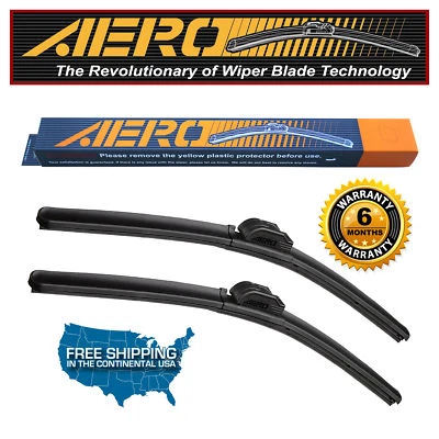 AERO GMC Sierra 1500 2500HD 3500HD 2019-2007 Beam Wiper Blades (Set of 2) - Image 1 of 4