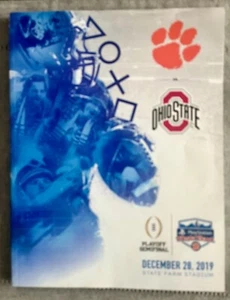 Programa Fiesta Bowl Clemson 29-Ohio St 23 2019 semifinal de fútbol americano NCAA - Imagen 1 de 1