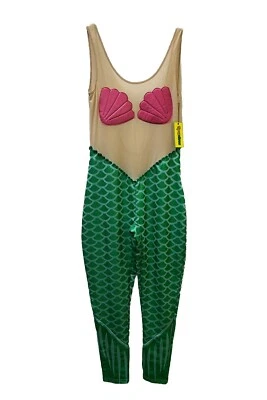 Tipsy Elves Womens Mermaid Jumpsuit Size XL Green Pink Cosplay Halloween Fantasy - Image 1 of 4