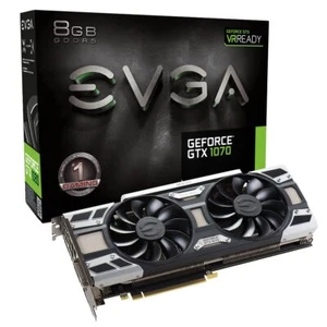 EVGA GeForce GTX 1070 GAMING ACX 3.0, 8GB GDDR5,Graphics Card 08G-P4-6171-KR - Picture 1 of 7