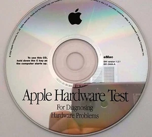Apple Hardware Test for Diagnosing Hardware Problems eMac Version 1.2.1 2002 - Picture 1 of 1
