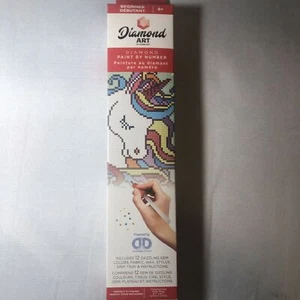 Kit de arte de diamantes de Leisure Arts “Unicornio” para principiantes - Imagen 1 de 4
