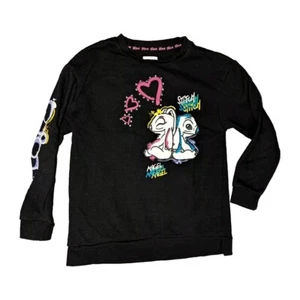 VERY RARE DISNEY STITCH ANGEL SWEATSHIRT BY PRIMARK YOUTH GIRLS SIZE 10 - 11 - Picture 1 of 6