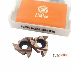 10 pcs of Highquality 16ER AG55 BP1025 Threading Carbide Inserts Cutting tool - Foto 1 di 8