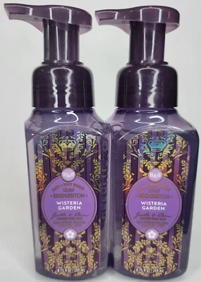 2 BATH & BODY WORKS BRIDGERTON WISTERIA GARDEN GENTLE & CLEAN FOAMING HAND SOAP  - Image 1 of 4