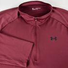 Under Armour Mens Activewear 1/4 Zip Loose Fit Long Sleeve Pullover Shirt 3XL