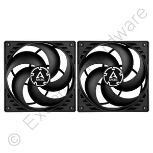 2 x Pack Arctic P14 PWM PST 140mm Case Fans 200-1700 RPM 72.8 CFM 0.3 Sone 4-Pin - Afbeelding 1 van 8