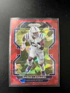 2021 Panini Prizm Prizms Red Ice #27 Darius Leonard Colts - Picture 1 of 2