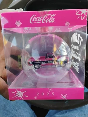 M2 Machines 2025 Coca-Cola Christmas Ornament - 1976 GMC Sierra 15 Truck Htf - Image 1 of 4