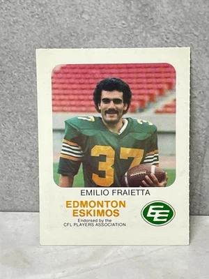 1981 年 Edmonton Eskimos CFL 红色公鸡 - EMILIO FRAIETTA — 第 1/2 张图片
