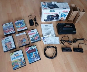 Sega Master System 2 inkl. 8 Spiele - Shadow Dancer - Time Soldiers - Bild 1 von 24
