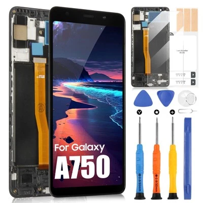 LCD Display per Samsung Galaxy A7 2018 Schermo per Galaxy A7 2018 A750 SM-A750 A - Immagine 1 di 4