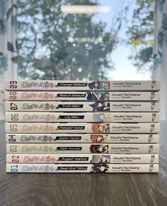 Date a Live Light Novels Vols. 1-9 manga inglese Koushi Tachibana - Foto 1 di 17