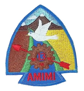 Wiatava Lodge 13 Orange County Council CA Amimi Chapter Patch BLU Bdr - Picture 1 of 2