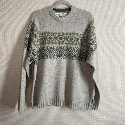 NEW Vintage Woolrich Crewneck Sweater Pullover Mens XL Ornate Wool Knit - Image 1 of 4