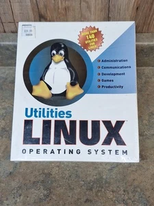 Vintage Linux Utilities Operating System SEALED Big Box HTF RARE - Picture 1 of 14