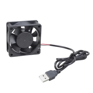 Router Cooling Fan PC Cooling TV Box Wireless Quiet 5V USB Power 60MM Fan - Picture 1 of 8