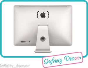Stickers Adesivo "Parentesi graffe" per iMac21 &  iMac27 - Picture 1 of 1